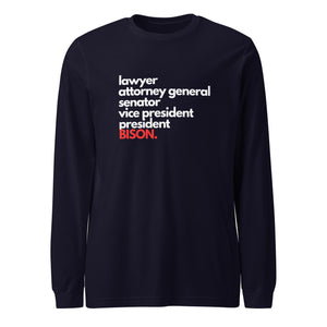 Kamala Harris - Howard University Bison Unisex Long Sleeve Tee