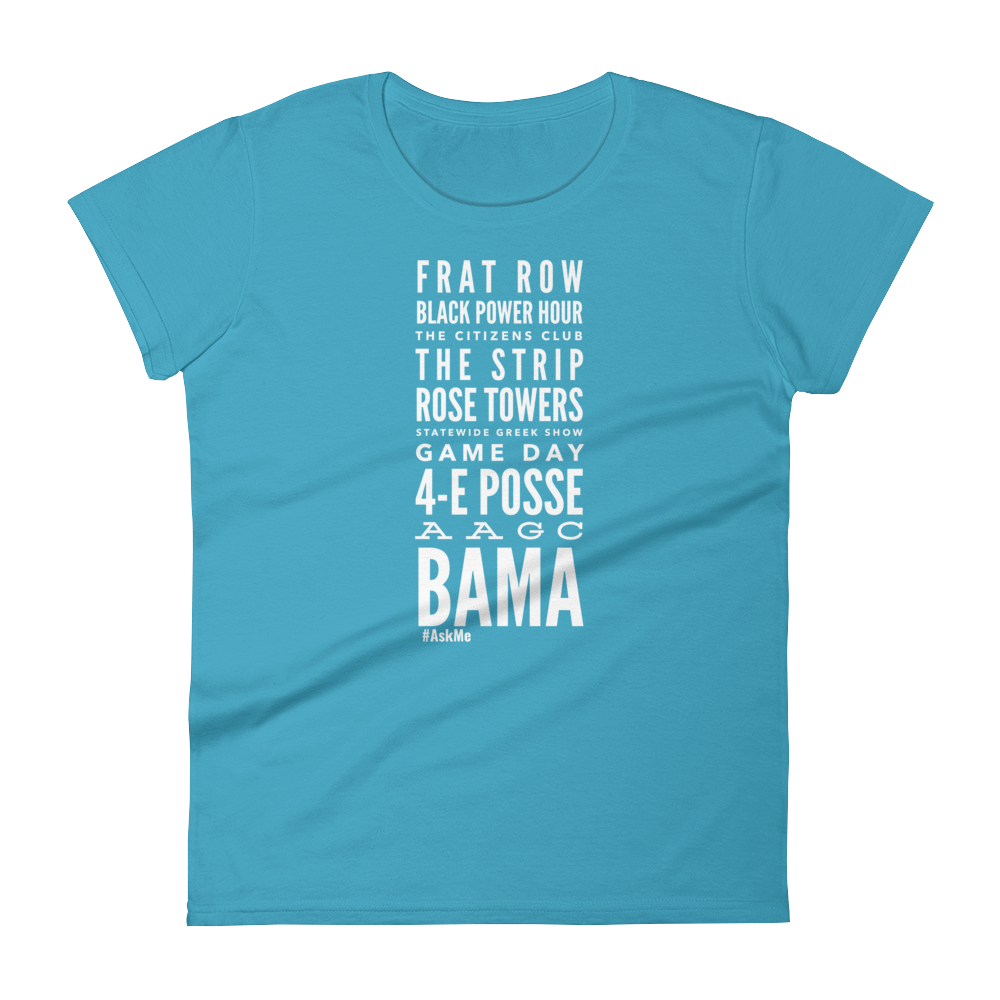 University of Alabama T-Shirt Alabama in White Size 2XL | Cotton/Polyester
